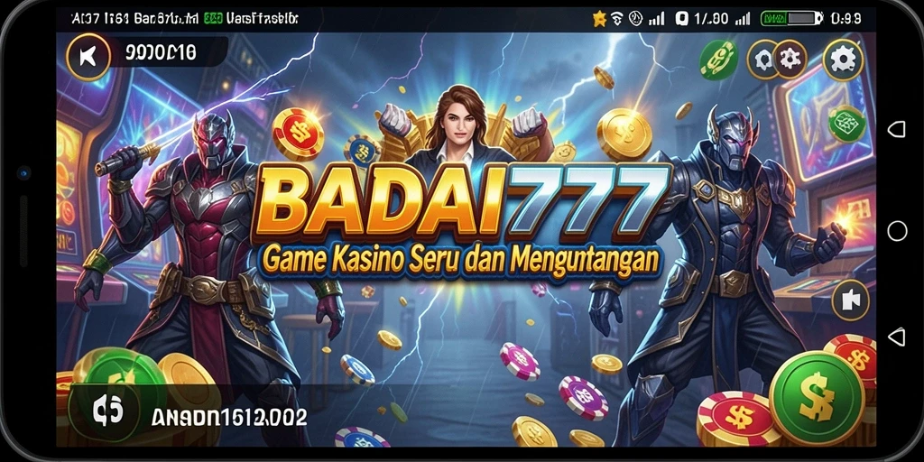 Tampilan gameplay Kasino yang menarik di BADAI777.