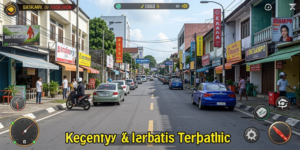 Gameplay balapan yang mendebarkan di BINTANGMPO.