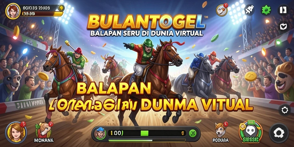 Gameplay intense di BULANTOGEL dengan kendaraan tercepat.
