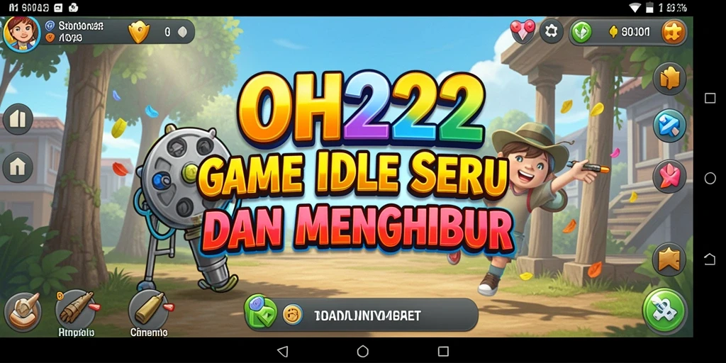 Tampilan gameplay Idle yang menarik dan menyenangkan.