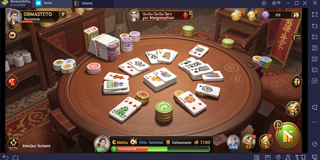 Tampilan gameplay QiuQiu yang menegangkan di ORMASTOTO.