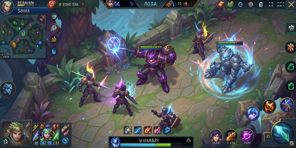 Gameplay seru REBAHIN dengan karakter unik dan strategi mendalam.