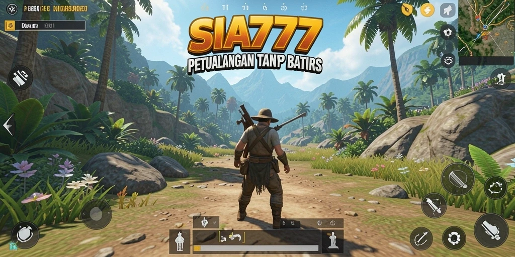 Screenshot gameplay SIA777 menampilkan petualangan epik di dunia terbuka.