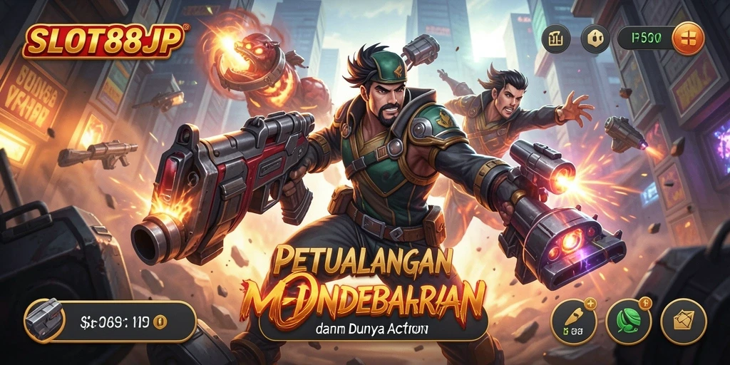 Tampilan gameplay menakjubkan dalam SLOT88JP menampilkan aksi mendebarkan.