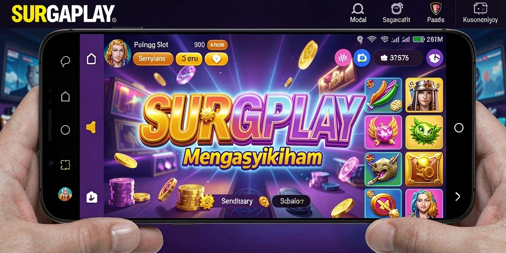 Tampilan gameplay menarik dari SURGAPLAY dengan tema slot yang beragam.